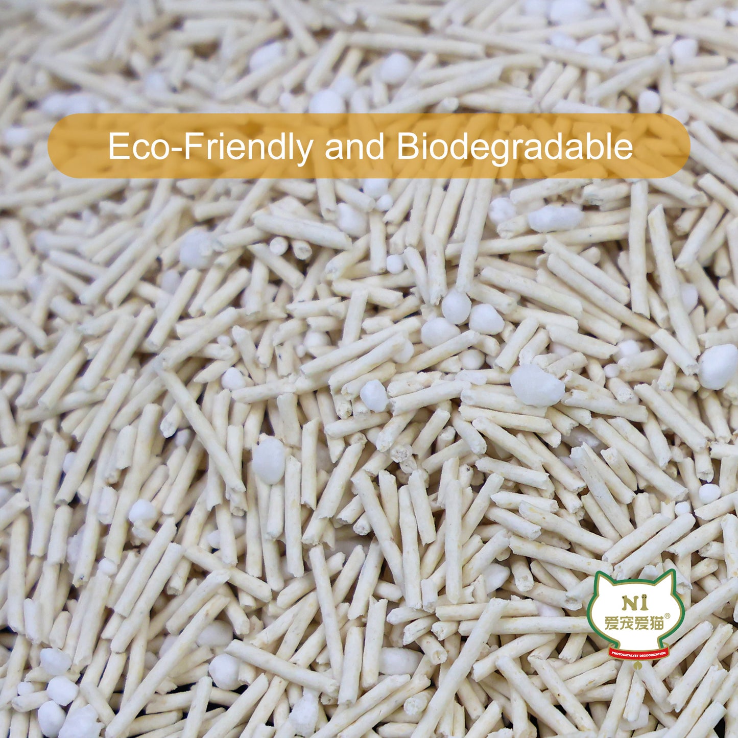 N1 Tofu & Cassava Cat Litter - New Product Sales | Flushable | 99% Dust Free | Superb Clumping | Eliminate 96% of Ammonia | Plant Based | Low Tracking (3bags, 14lb/bag)