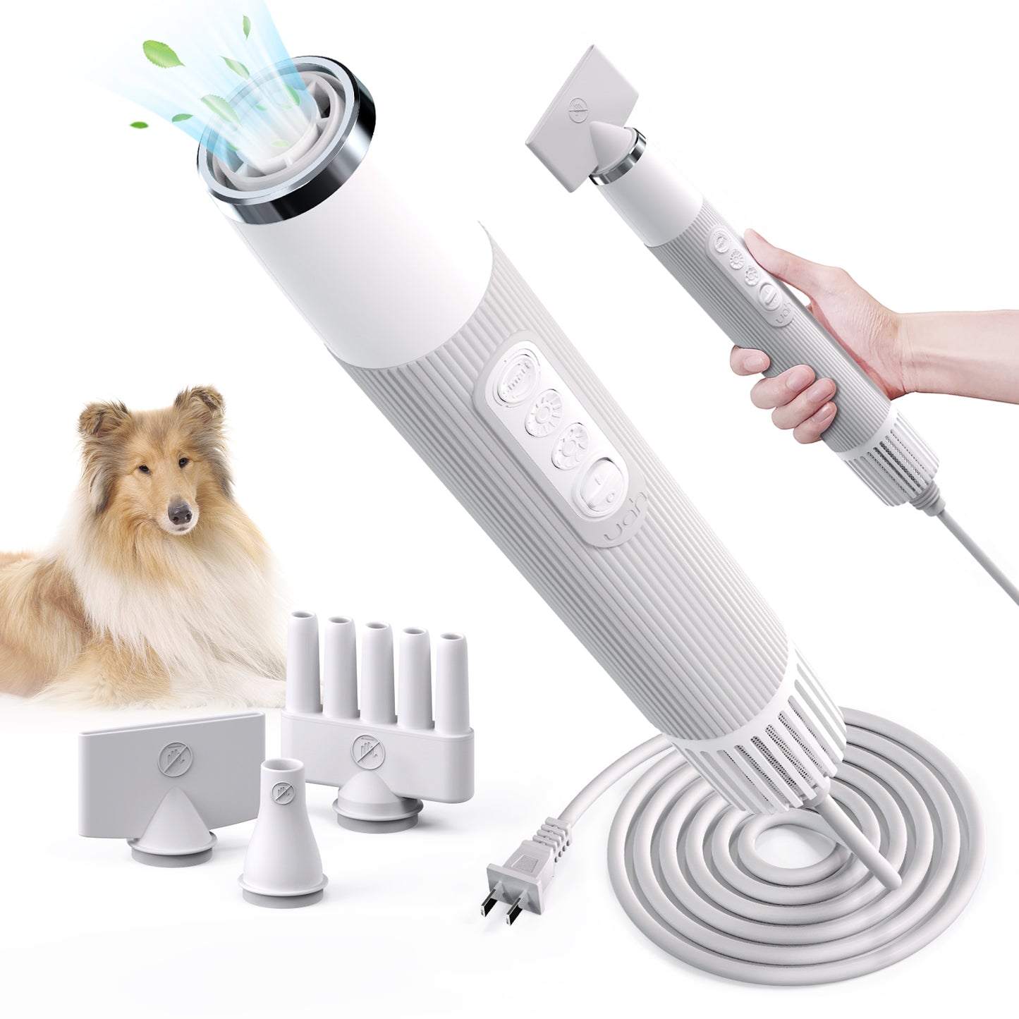 Uah Pet Fluffy-1 High-Velocity Dog Hair Dryer