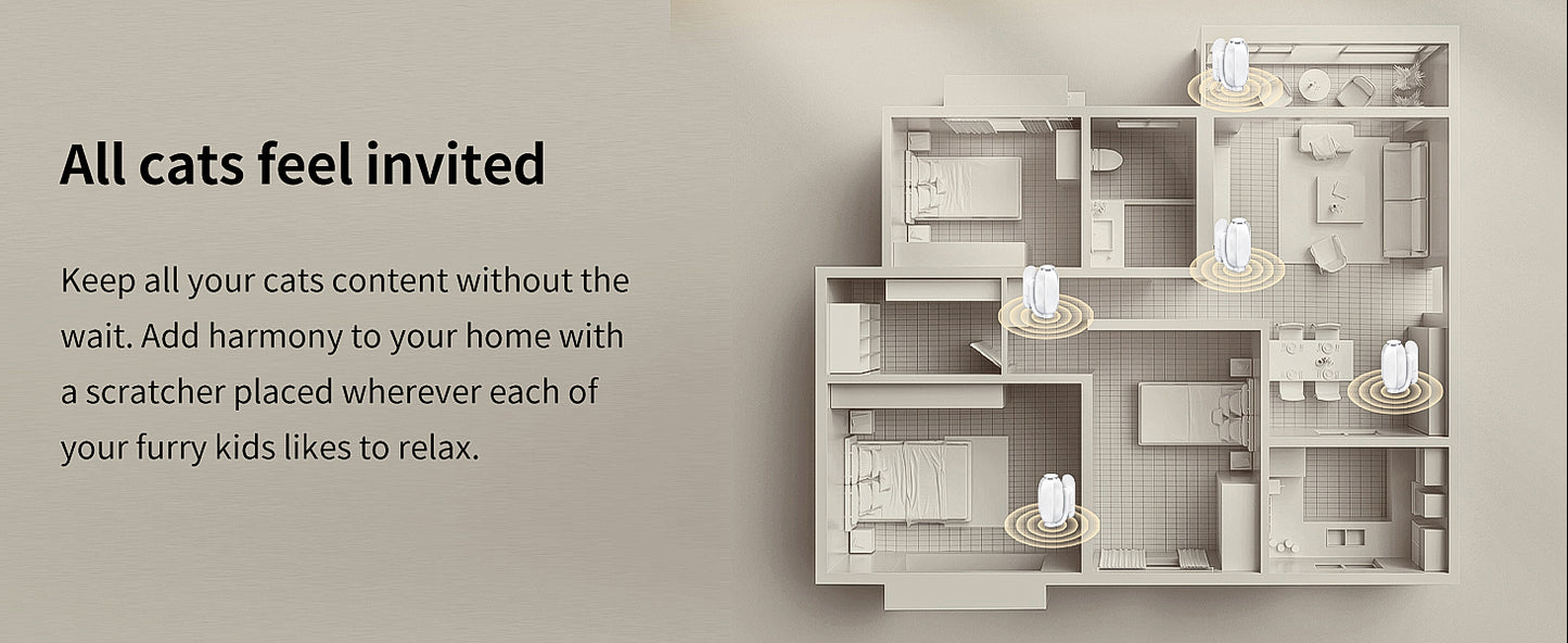 Uah Pet - FURMATIC Automatic Self Groomer Cat Brush