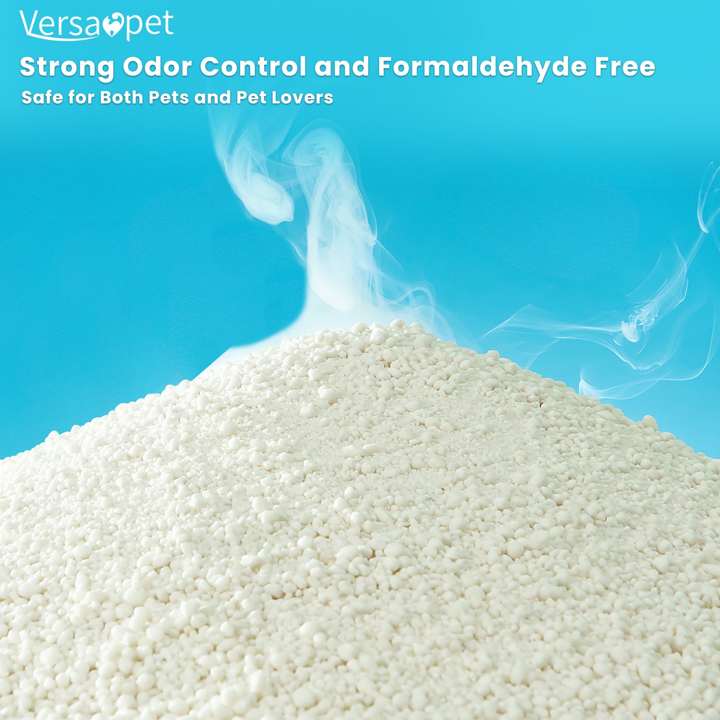 VersaPet Cassava Cat Litter - Detect Urine Blood | No Dust | Superb Clumping | Fragrance-Free | Strong Odor Control | Plant Based  (3bags, 14lb/bag)