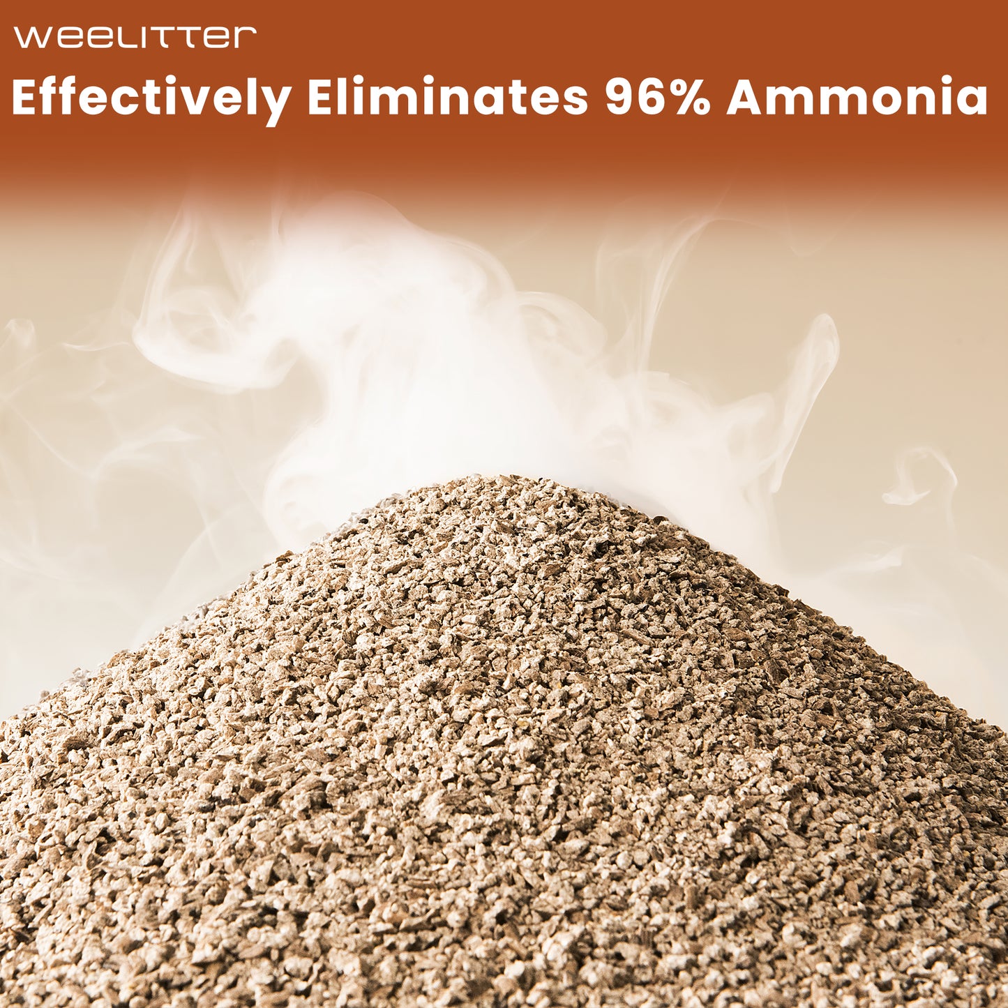 WeeLitter Coffee Cat Litter | Natural Flushable-Housebreaking Extra Clumping Pellet Litter | Dust Free Cat Litter | Ultra Absorbent Water Flushable (3bags, 14lb/bag)