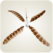 Uah Pet - Retractable Cat Wand Toy with 4 Piece Teasers