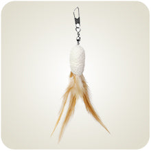 Uah Pet - Retractable Cat Wand Toy with 4 Piece Teasers