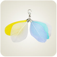 Uah Pet - Retractable Cat Wand Toy with 4 Piece Teasers