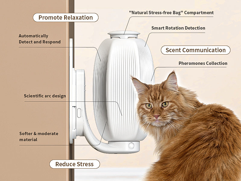Uah Pet - FURMATIC Automatic Self Groomer Cat Brush