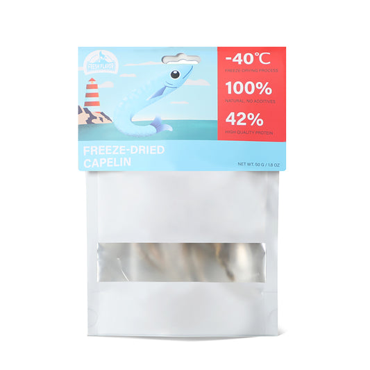 Human Grade Freeze Dried Capelin Pet Treat