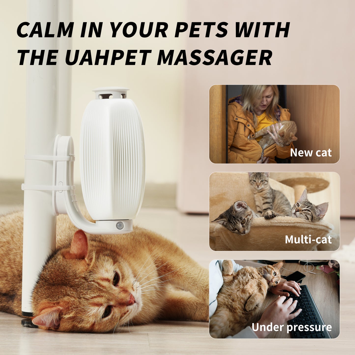 Uah Pet - FURMATIC Automatic Self Groomer Cat Brush