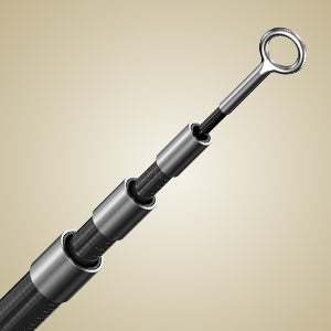 Uah Pet - Retractable Cat Wand Toy with 4 Piece Teasers