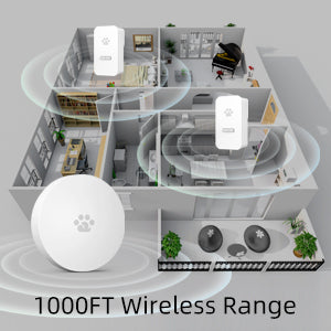 Uah Pet Self-Powered Wireless Dog Doorbell