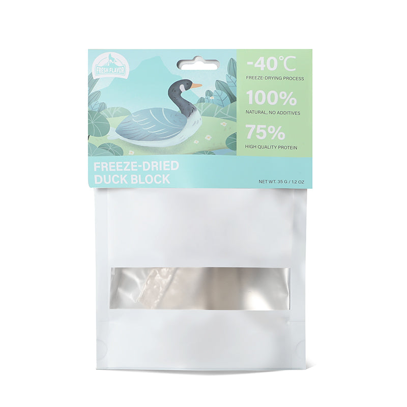 Human Grade Freeze Dried Duck Block Pet Treat