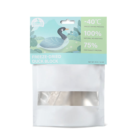 Human Grade Freeze Dried Duck Block Pet Treat