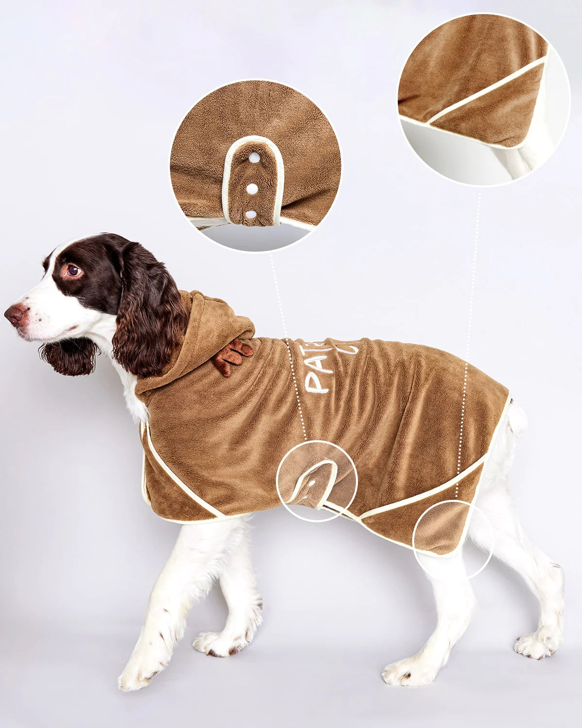 Uah Pet - PATRONUM CLOAK Hooded Bathrobe