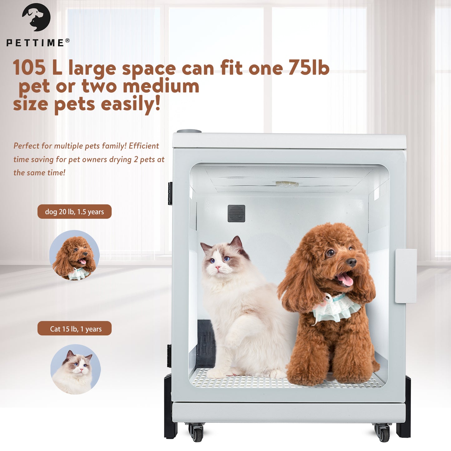 CLEARANCE SALE - PETTIME Dryer Box XL