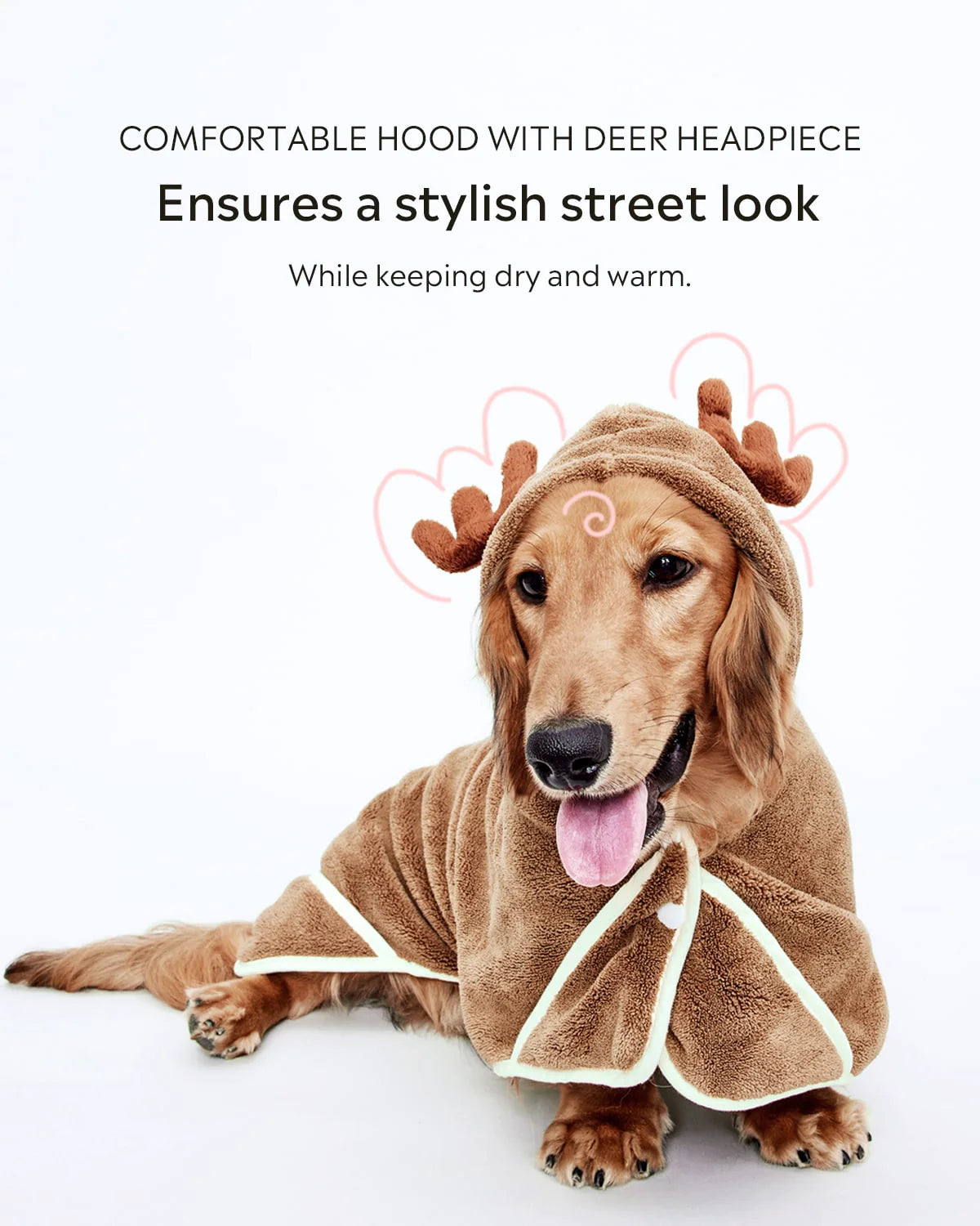 Uah Pet - PATRONUM CLOAK Hooded Bathrobe