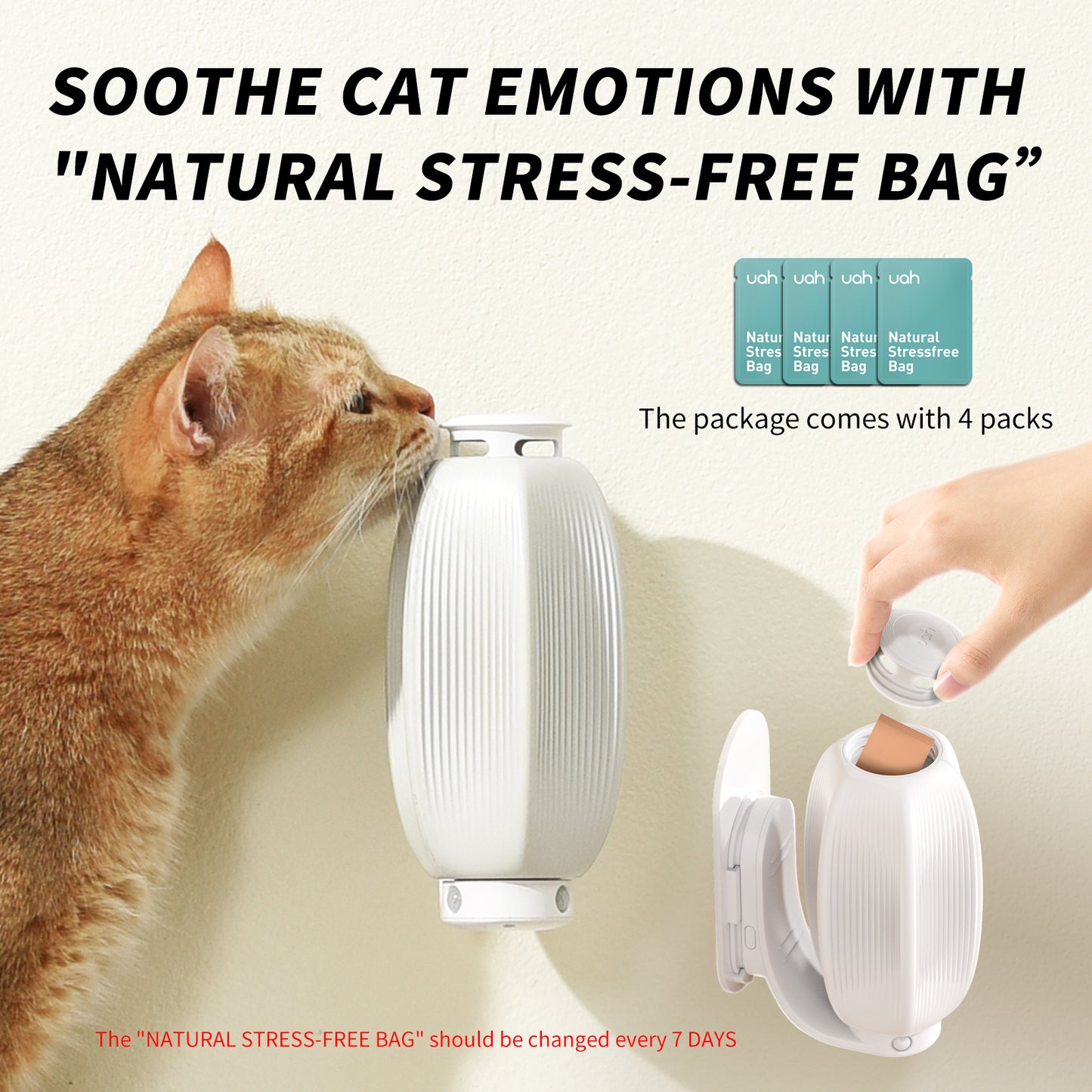 Uah Pet - FURMATIC Automatic Self Groomer Cat Brush