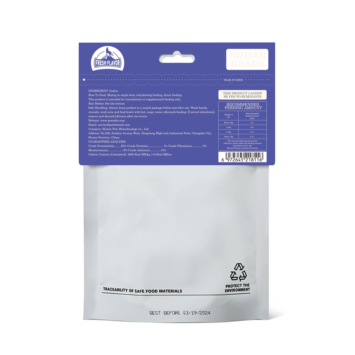 Fresh Flavor - Freeze Dried Cod (1.1oz/30g)