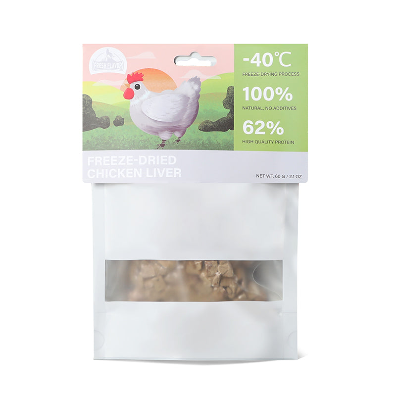 Human Grade Freeze Dried Chicken Liver Pet Treat
