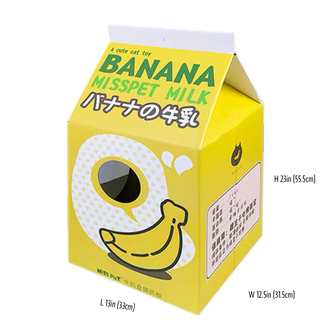 Cat Scratcher Box House With Scratching Pad