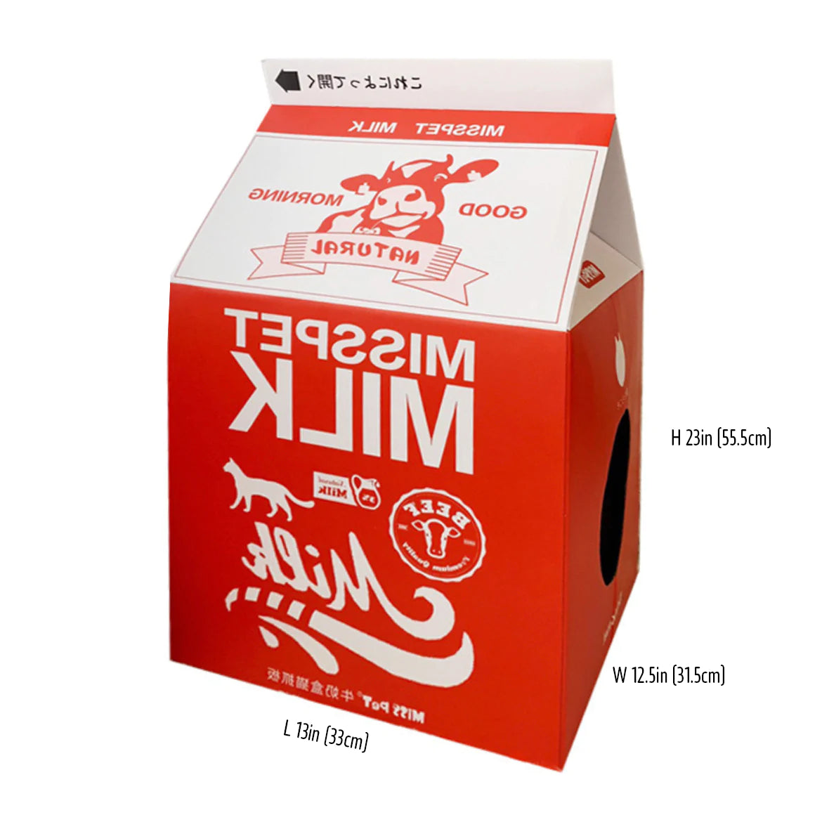 Cat Scratcher Box House With Scratching Pad