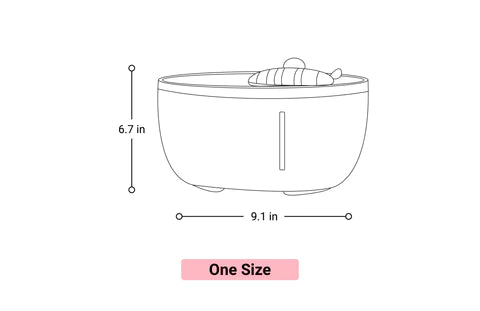 Little Bee Automatic Cat Water Fountain 2L