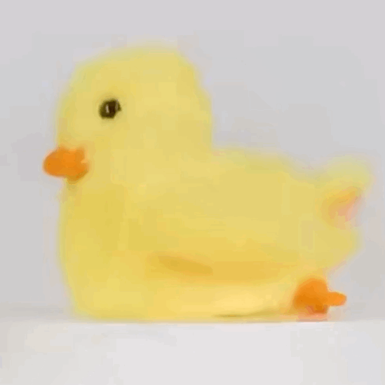 Flapping Duck Toy with Catnip Moving Cat Kicker - Touch Activated Interactive Electric Cat Plush Toy