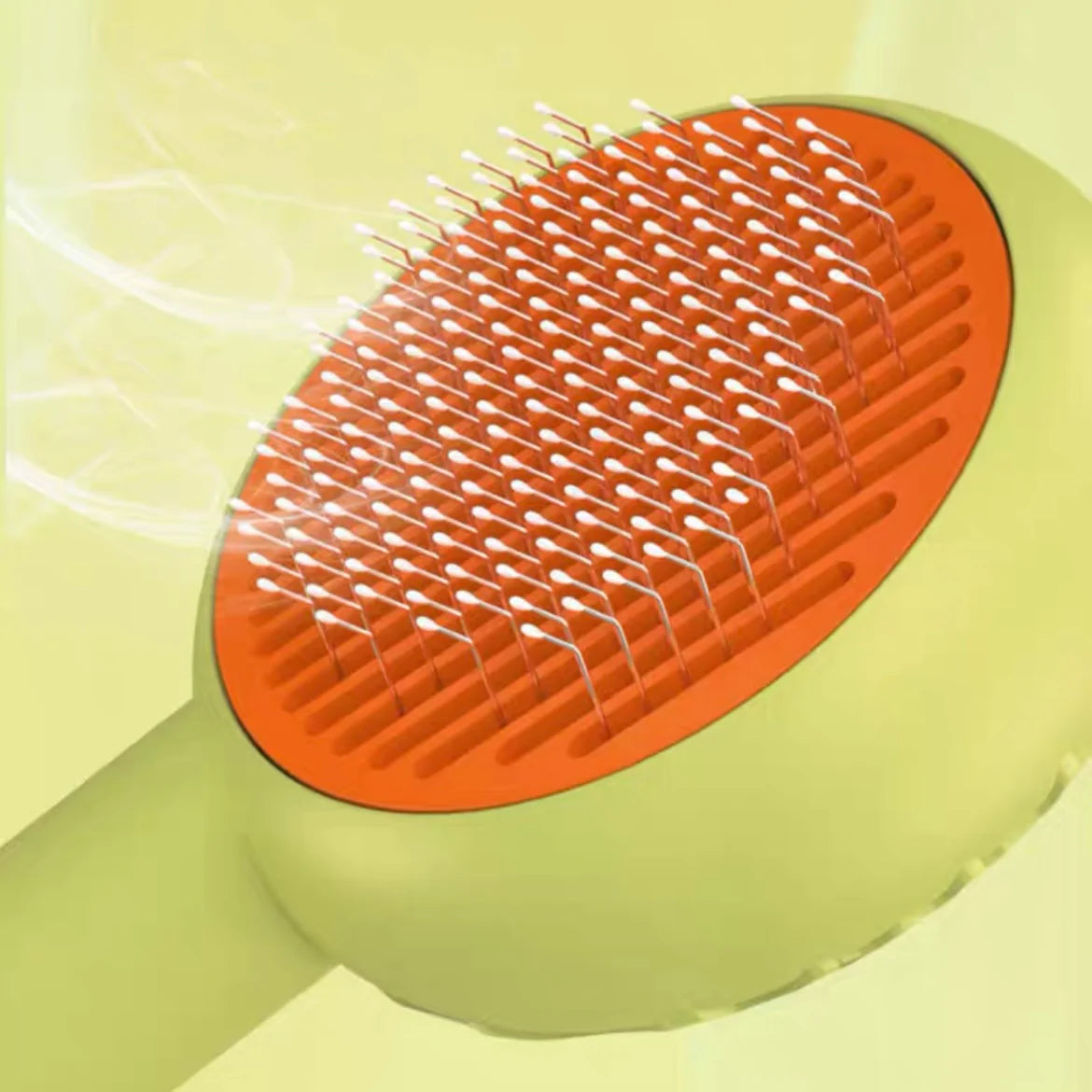 Self-Cleaning Pet Grooming One-Click Hair Brush - Donut