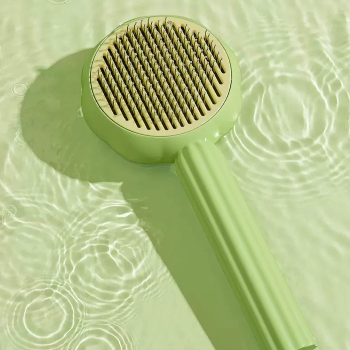 Self-Cleaning Pet Grooming One-Click Hair Brush - Donut