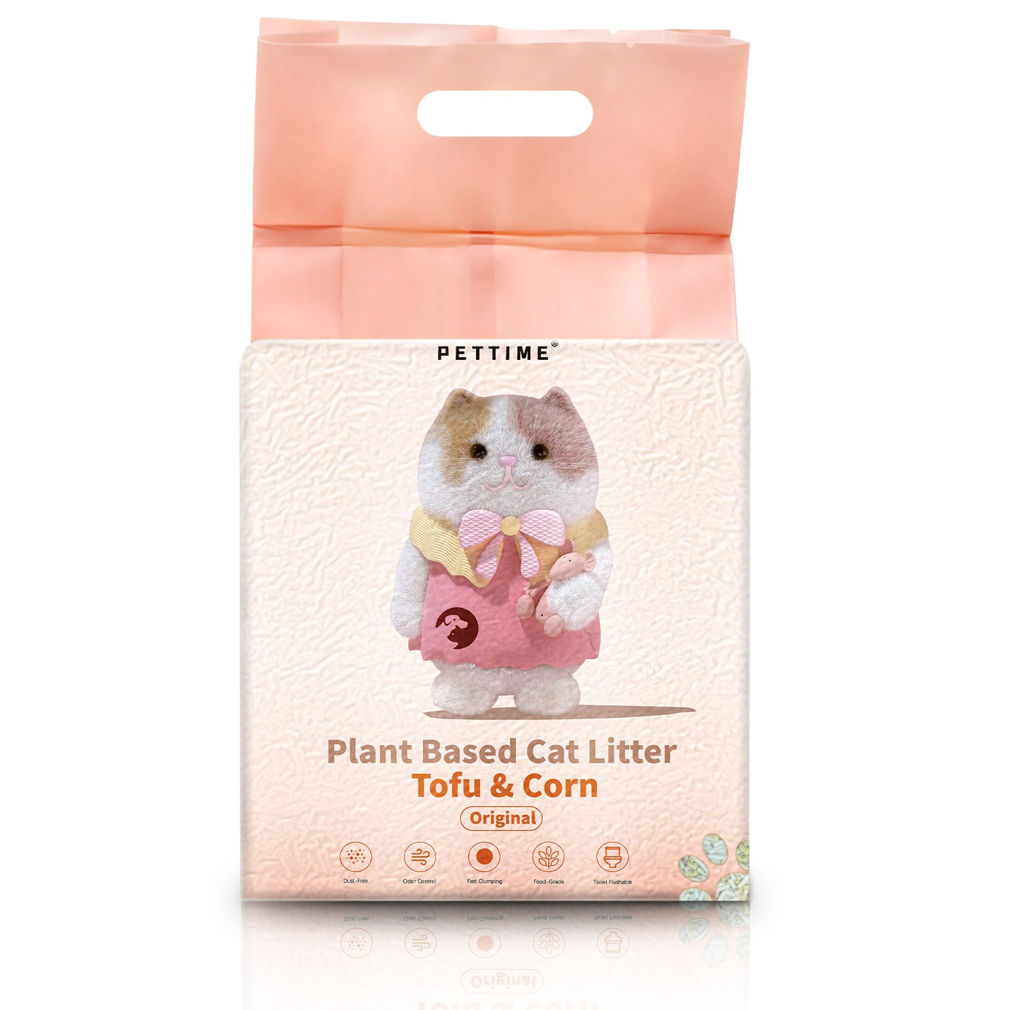 PETTIME Tofu & Corn Cat Litter