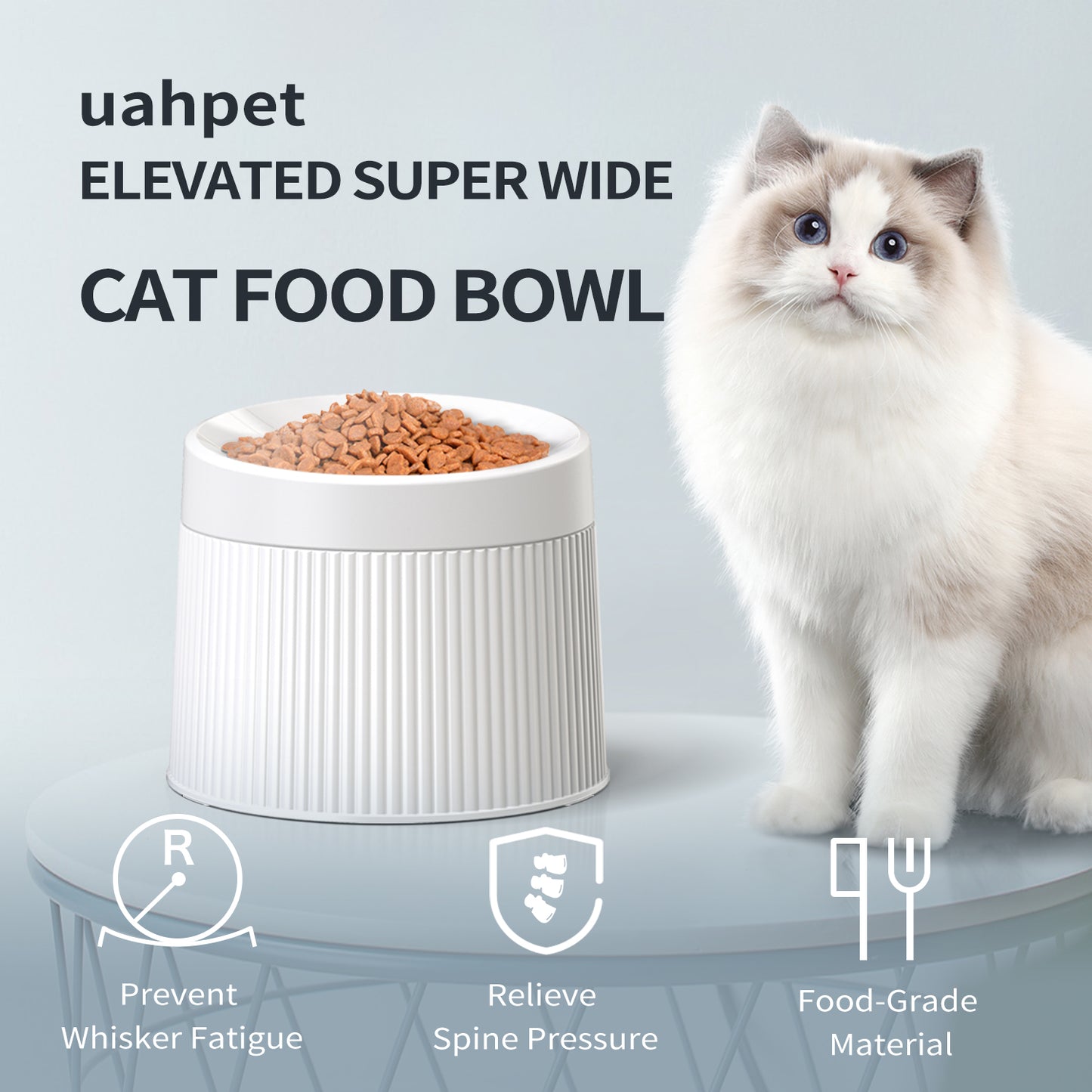 Uah Pet - Elevated Cat Bowls