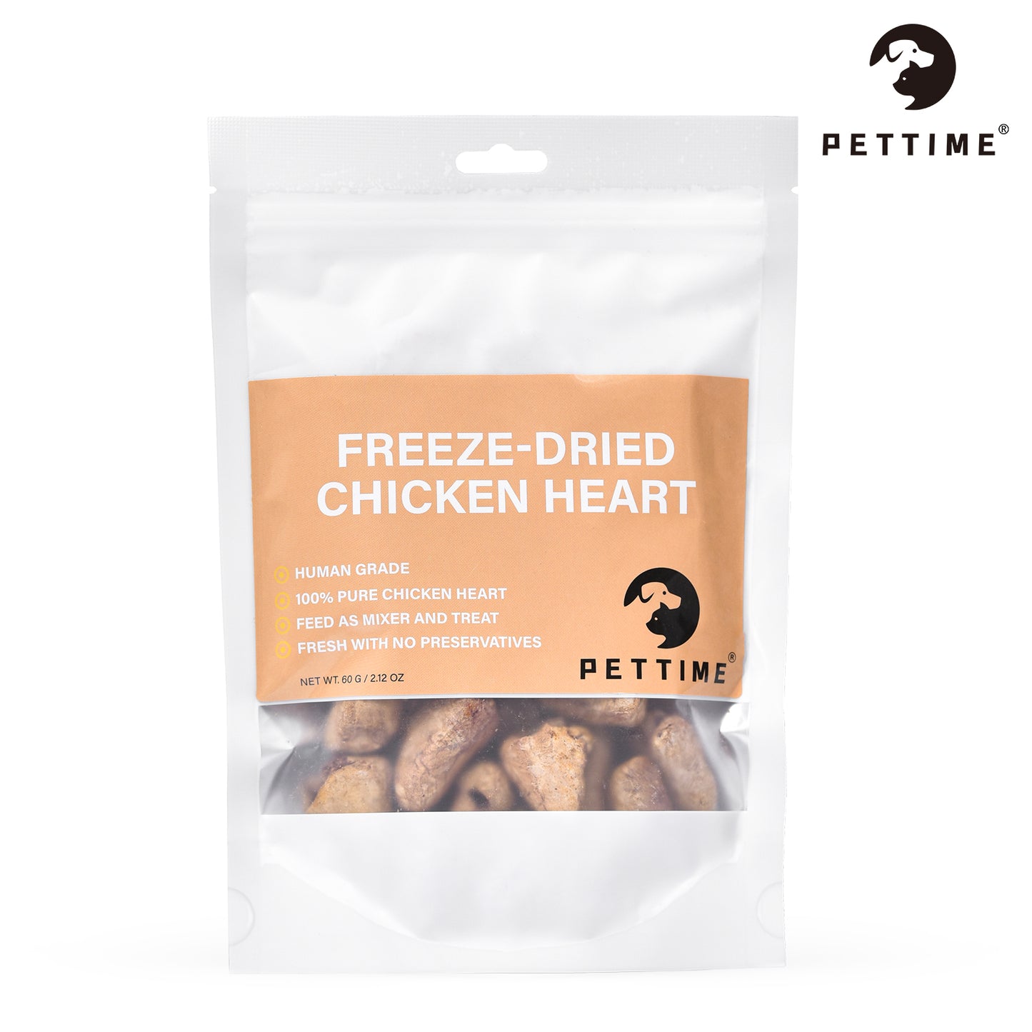 Freeze-Dried Chicken Heart (60g/2.12oz)