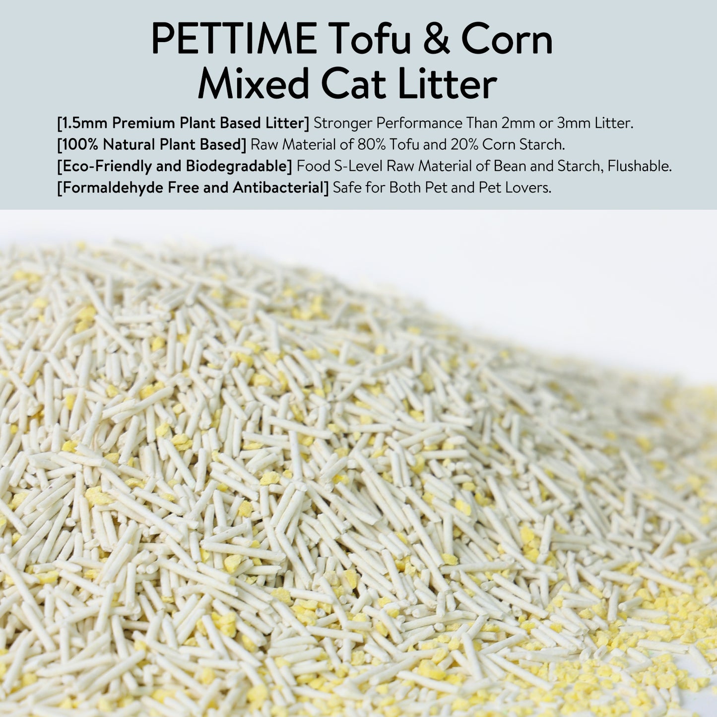 PETTIME Tofu & Corn Cat Litter