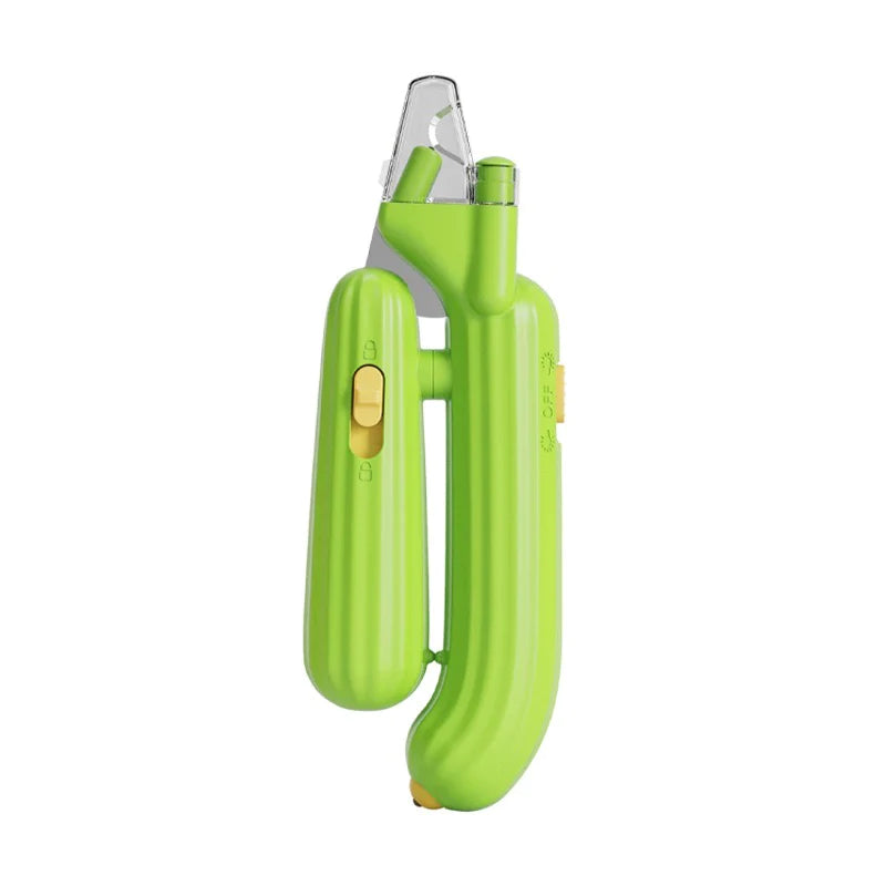 LED Pet Nail Clipper Claw Trimmer - Cactus