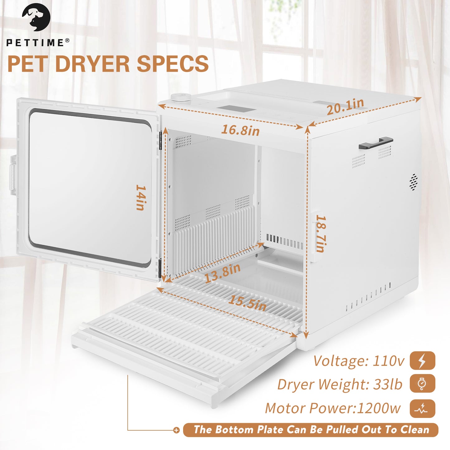 PETTIME Pet Dryer Box Pro